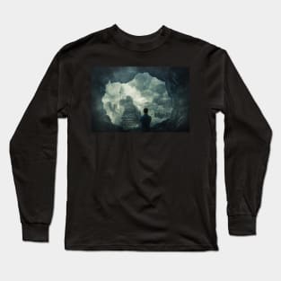 escape from the dark cave Long Sleeve T-Shirt